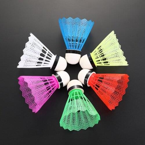 6/12pcs Badminton Shuttlecocks High Stability and Durability High Speed Badminton for Outdoor Indoor Sports Activities W
