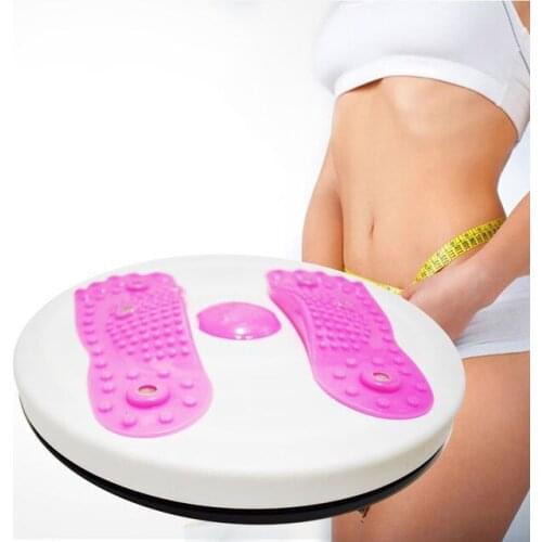 Women Wriggled Plate Magnet Girls Body Shaping Belly Leg-Shape Care Turntable Fitness Equipment Training Waist Shaping Machine