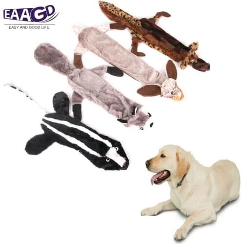 1Pcs Dog Chew Toys Pet Dog Plush Squeaking Chew Toy Training Toys