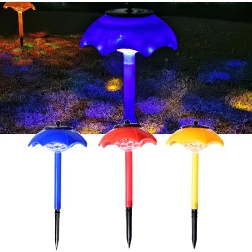 Umbrella Solar LED Lights Mini Solar Lawn Lamp Outdoor Waterproof Garden Solar Light Lighting Control For Yard Patio Decoration