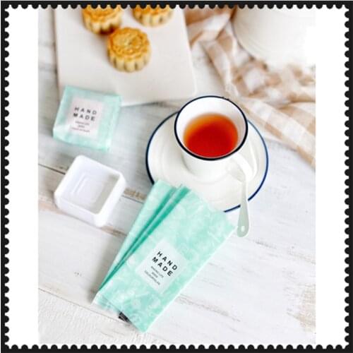 200pcs Pineapple Cake Bag Cookie Baking Gift Candy Bag Moon Cakes Pastry Packaging Bags Pouch Biscuit Party Favors Gift Bag