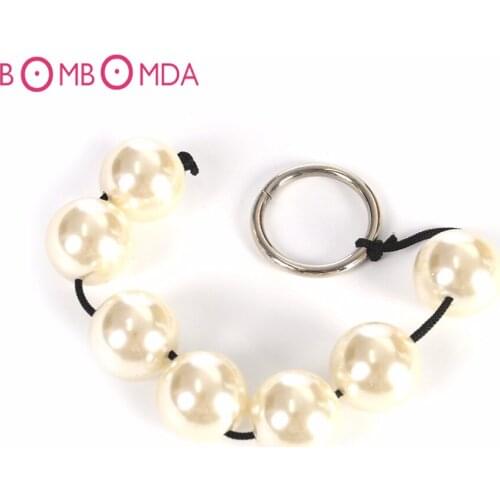 2.5cm Butt Plug Anal Beads Pearl Chain Anal Sex Toys For Women Adult Game Sex Products