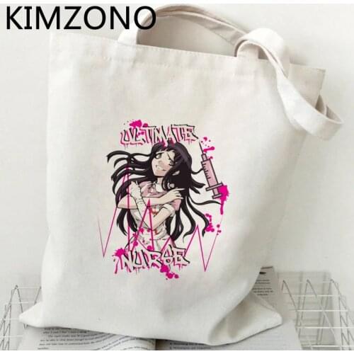 Harajuku Anime shopping bag recycle bag bolsas de tela shopper grocery bolsa bag bolsas reutilizables sacola tote sacolas
