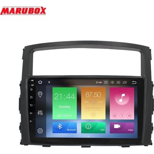 MARUBOX Car Radio 8 Core Android 9.0 Multimedia Video Player Navigation GPS 64G For Mitsubishi Pajero 2006-2014 Car DVD OBD2 IPS