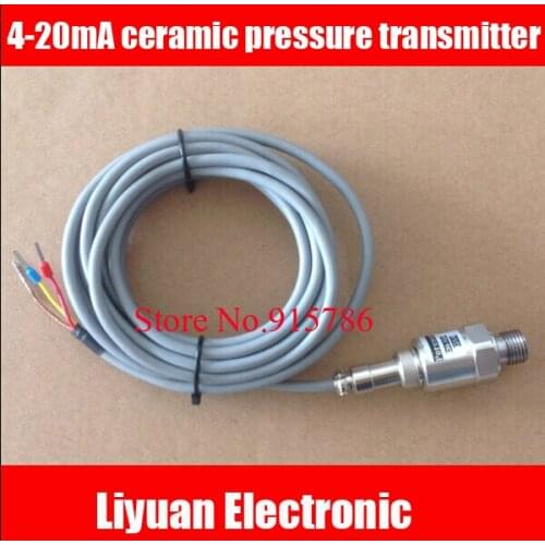 4-20mA constant pressure water supply pressure sensor / 1MPA G1/4 ceramic pressure transmitter