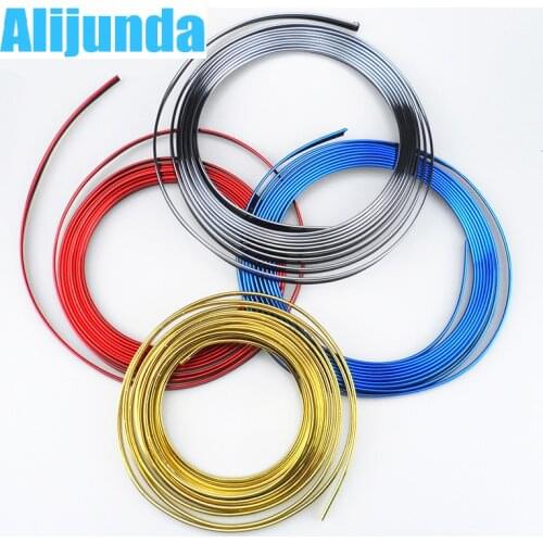 5 m Car Grille Inner Outer Profiles Trim Decorative Ribbon Line for Kia Rio K2 K3 K5 K4 Cerato,Soul,Forte,Sportage R,SORENTO