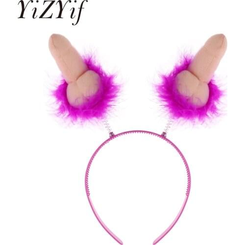 Bachelorette Party Decor Penis Headband Decor Bachelor Party Supplies Hen Party Favors Birthday Adult Games Plastic Accessories