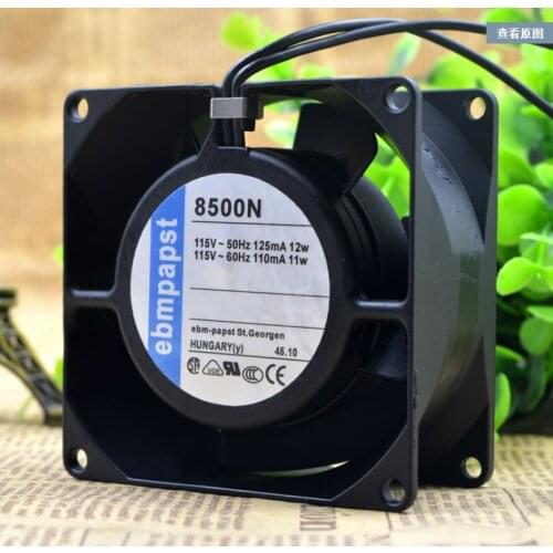 Ebm 8500N 8038 8cm 115V 12/11W AC cooling fan