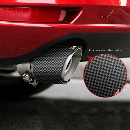 Car Exhaust Pipe Muffler Tail Pipe High Quality Stainless Steel 304 Length 150mm Interface 77mm Outlet 102mm For Mazda Axela car
