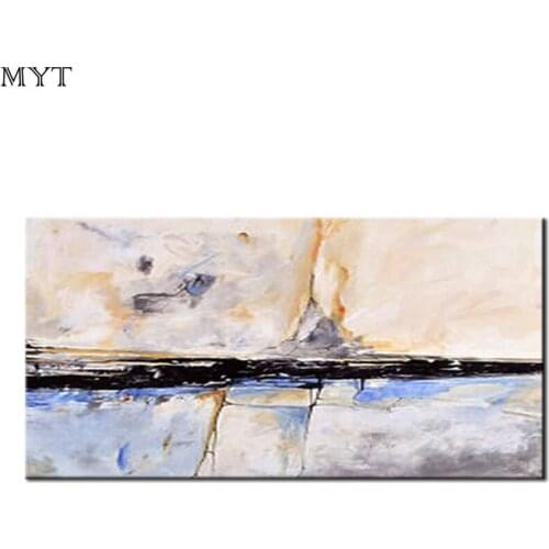 Artist Hand-painted High Quality Modern Abstract Oil Painting on Canvas Light color Oil Painting for Living Room Decoration