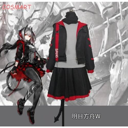 Arknights W Cosplay Costume Game Suit Uniform Dress Halloween Party Outfit For Women Men New 2020