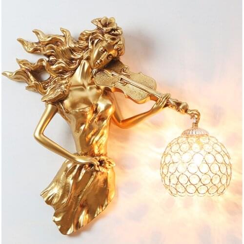 Nordic Personality Creative Wall Lamp Living Room Bedroom Modern Home Decor Corridor Aisle Resin Decor Lamp Lighting Luminaire