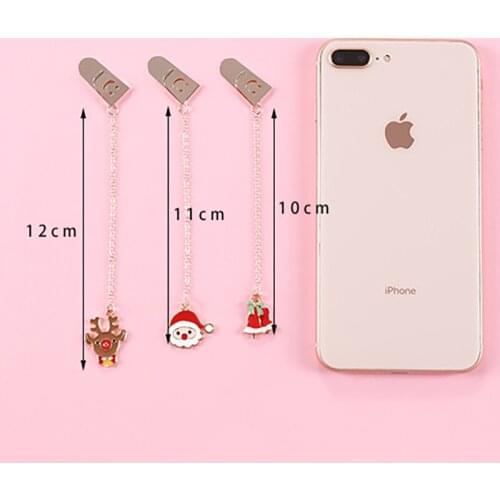Cute Deer Snowman Metal Book Markers Kawaii Christmas Bookmarks For Books Paper Clip For Kids Korean Stationery School Supplies