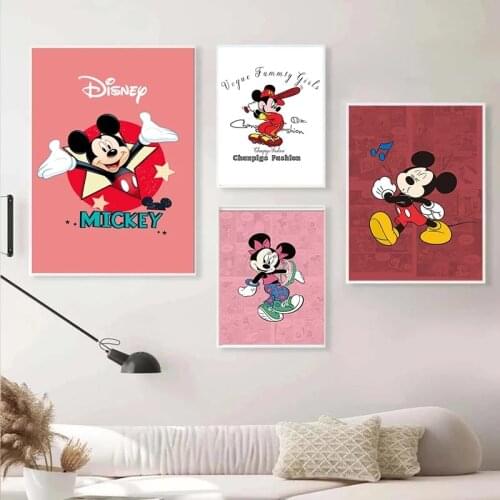 Disney Cartoon Mickey Minnie Mouse 5D DIY Diamond Painting Cross Stitch Kits Embroidery Full Mosaic Rhinestone for Home Decor