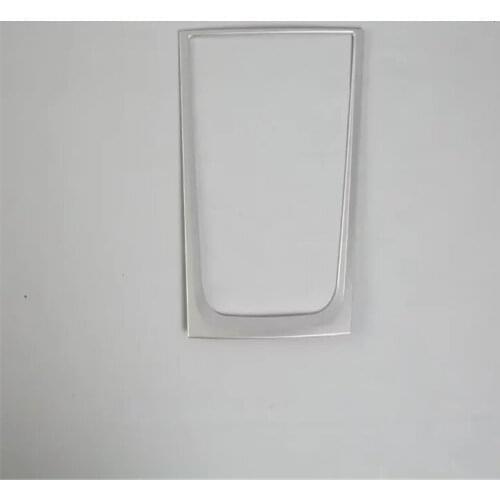 Bbincar ABS plastic silver plated stick gear shift level base pedestal cap sticker trim For skoda Kodiaq 2017