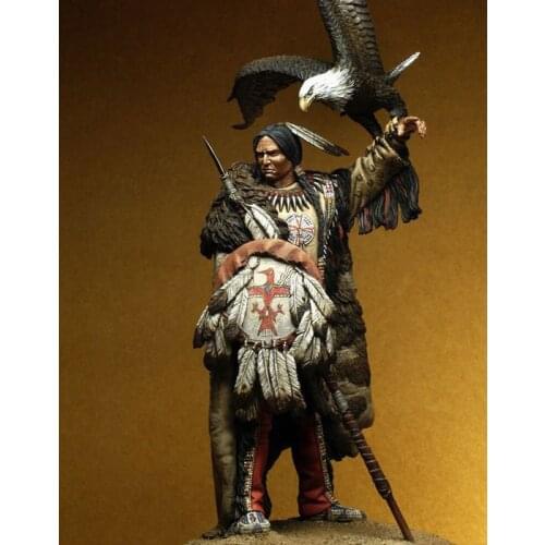 New Unassembled 1/18 90mm ancient fantasy man warrior Resin Figure Unpainted Model Kit