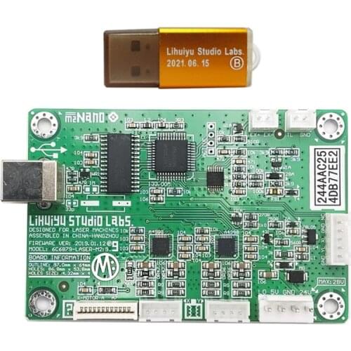 1pc LIHUIYU Nano Main Mother Board M2 Co2 Laser Stamp Engraving Cutting K40 Control System DIY Mini Engraver 3020 Controller
