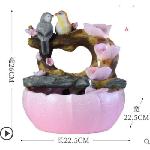 Synthetic resin wedding creative circulation flowing modern simple decoration