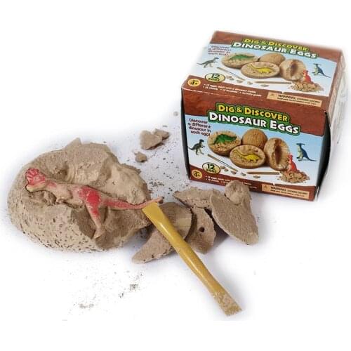 1pcs Random Dinosaur Eggs Blind Box Archaeological Excavation Simulation Dinosaur Model Toys Gift Christmas Goods