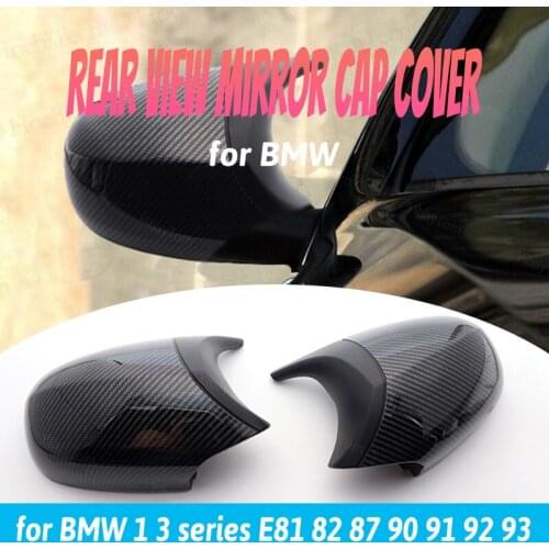M Style Horn Shape Rearview Mirror Caps Replacement Side Mirror Cover for BMW 3 Series E90 E91 E92 E93 LCL Pacelifted 2009-13
