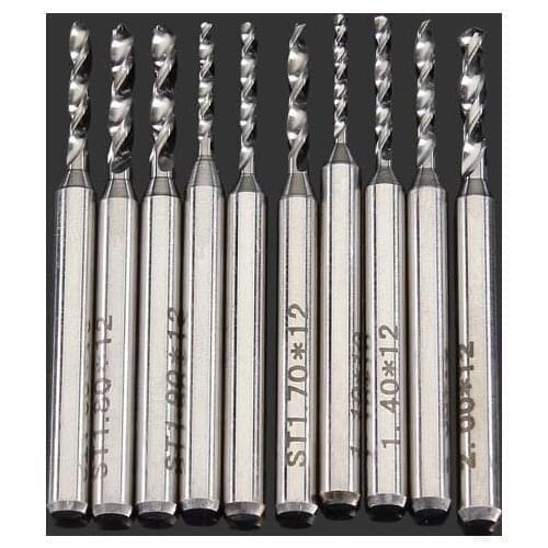 Special Offer Real Herramientas Tool Drill Chuck 3 Sets/lot _ 10pcs Pcb Drill Kit 1.10-2.00mm Tungsten Alloy Steel Carving