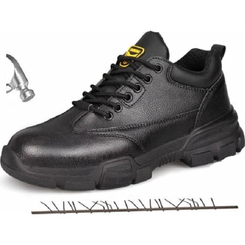 Outdoor Waterproof Work Safety Shoes Boots Mens Sneakers Steel Toe Cap Work Boots Light Construction Indestructible Shoes