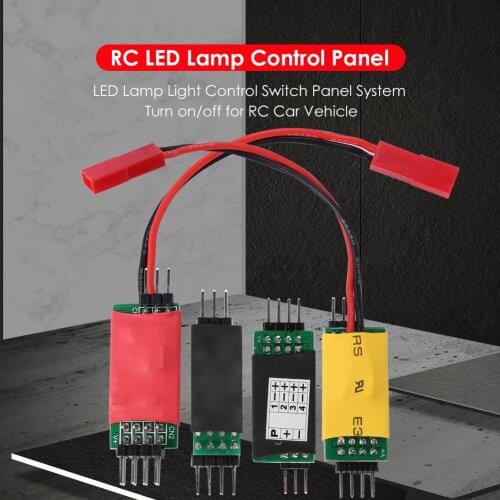 RC Car Exterior Decoration Parts Model Car Light 3 Channel LED Lamp Switch Panel 3CH Control Board for RC Car