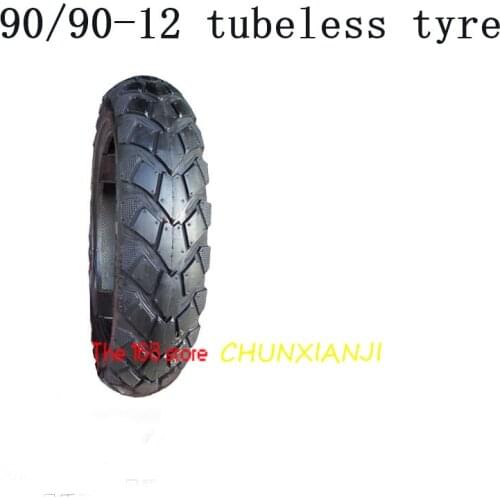 High Quality 90 / 90-12 Vacuum Tire for Wuyang Honda Little Princess 12 Inch Front Tire Joy Wh100 Front Tire