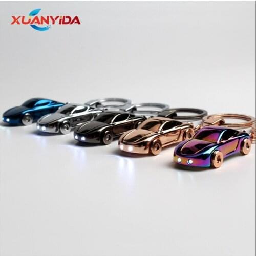 Xuanyida New Arrival Metal Key Chain Women Car Shaped Car model Car Key Ring Fashion Charm Key Holder Keychain Best Jewelry gift