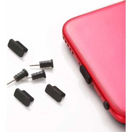 10 Pairs USB Type C Anti Dust Protect Cover Silicon Port Plug Cover Mobile Phone Accessories 20pcs Dust Plugs