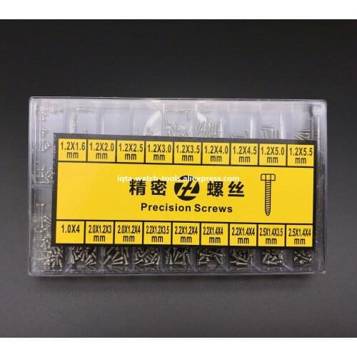 1000PCS Tiny Micro 18 Assortment Screws Eye Sun Glasses Watches Repair Tool Kit