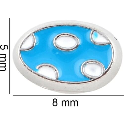 20Pcs/Lot Egg Floating Charms Hand-made DIY for Glass Lockets