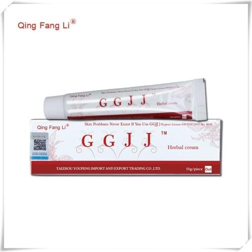 5pcs GGJJ body cream without retail box men women skin care product relieve Psoriasis Dermatitis Eczema Pruritus effect