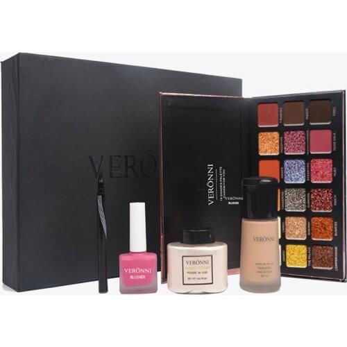 VERONNI 5Pcs Daily Use Cosmetics Makeup Sets Make Up Cosmetics Gift Set Tool Kit Makeup Gift