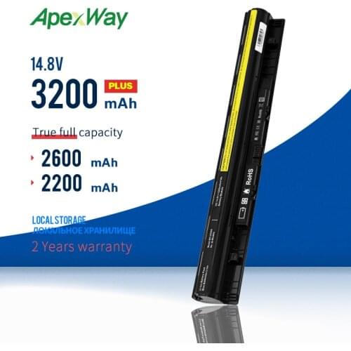 Apexway L12M4E01 Laptop Battery for Lenovo Ideapad Z710 G500S G505S G50-45 Z50-70 G40-45 G50-30 L12M4A02 L12S4A02 L12S4E01
