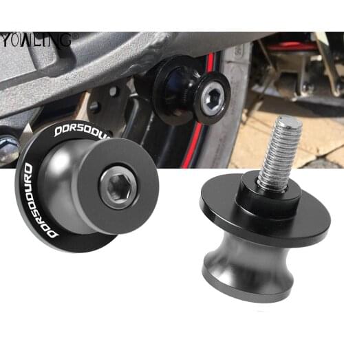 Motorcycle Accessories 6mm Swingarm Sliders Spools Stand Bobbins CNC Aluminum For Aprilia Dorsoduro 1200 2011-2015 750 2008-2016