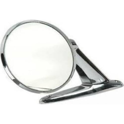 1 Piece AUTO EXTERIOR MIRROR CHROME CHROME Chrome Bright Practical mirror attached to the front hood side doors of the vehicles