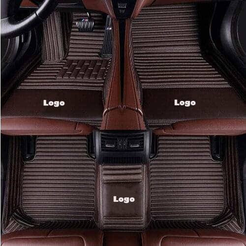 Custom car floor mats leather for MG All Models MG7 MG3SW MG3 MG5 GT ZS MG6 HS GS car accessories car styling Custom foot mats