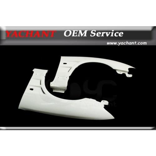 Car-Styling Fiber Glass FRP Bodykit Front Fender Flares Fit For 1995-1998 Skyline R33 GTR BN-Style Front Fender