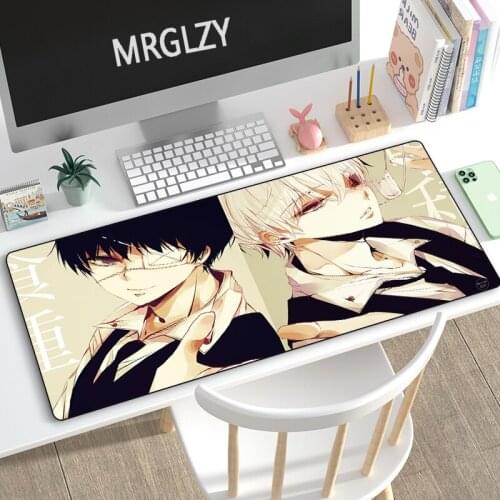 MRGLZY Multi-size Hot Sale Anime Tokyo Ghoul 400*900MM Large Mouse Pad Gaming Peripheral MousePad Computer Accessories Desk Mat