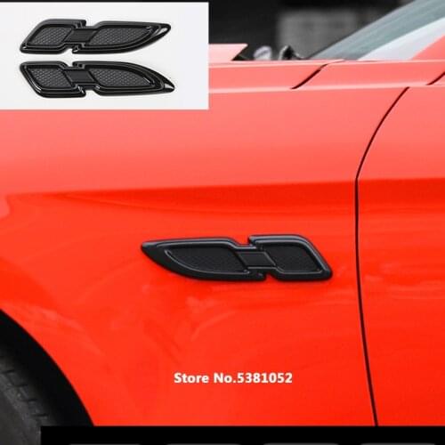 For Chevrolet Camaro 2015 2016 2017 2018 2019 2020 2021 Accessories Car Side Door Wing Emblem Badge Sticker Trim Auto Decoration