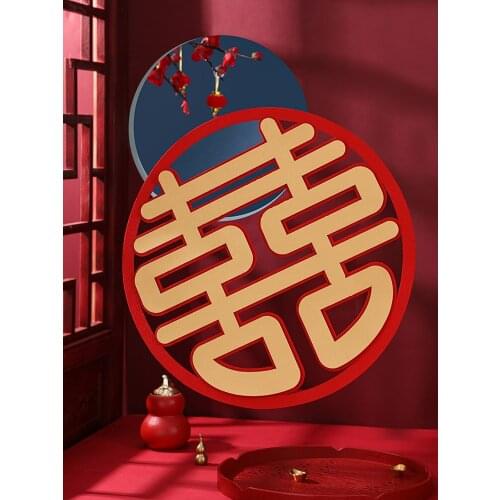 Door hi red sticker hi word wedding room layout decoration living special flannel hi word sticker