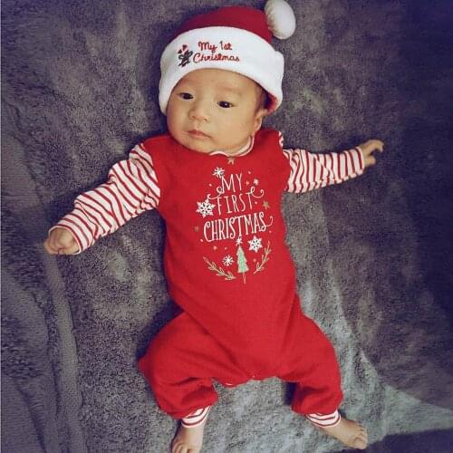 Uniesx Christmas Newborn Baby Rompers Clothing Infant Jumpsuits Cotton Children Roupa De Bebe Girls&Boys Baby Clothes