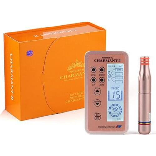 1PC Permanent Electric Auto Micro MTS Derma Therapy Makeup Tattoo Pen Machine Digital Controller For Eyebrow Lip Microblading