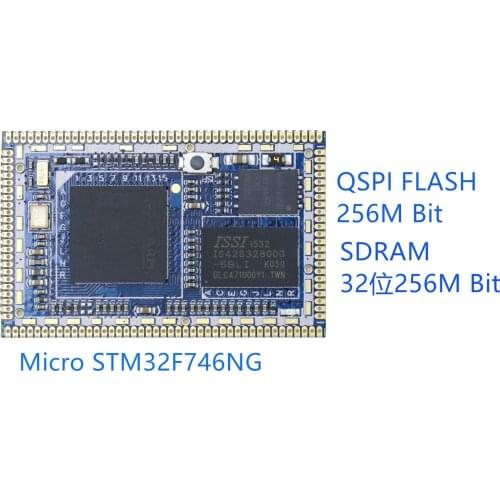 MicroSTM32F746NG core board 32-bit SDRAM 32-bit QSPI external FLASH