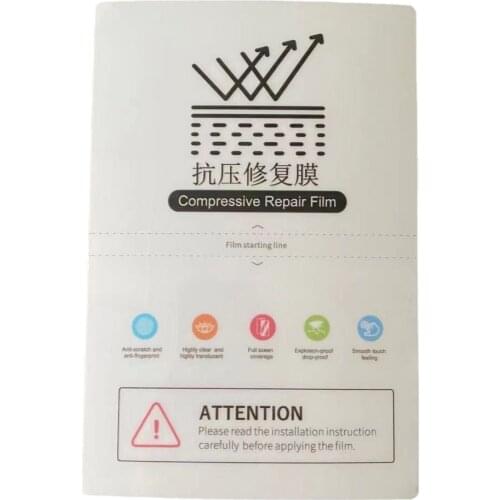 Fast Delivery TPU Soft HD Privacy Sheet Compressive Repair Film For Any Intelligent Cutting Machine Plotter Screen Protector