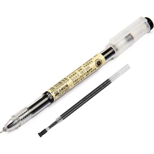 11Pcs/Lot 0.35mm Black/blue/Red Ink Ballpoint pens Set Refills Rods Gel Ink Pen Sketch Drawing School Office Exam Stationery