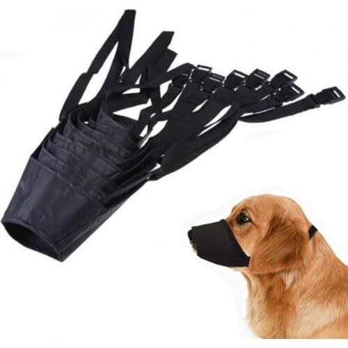 Adjustable Dog Muzzle Anti Barking for Small Large Dogs Pet Mouth Muzzles for Dogs Breathable Puppy Dog Training Accessories