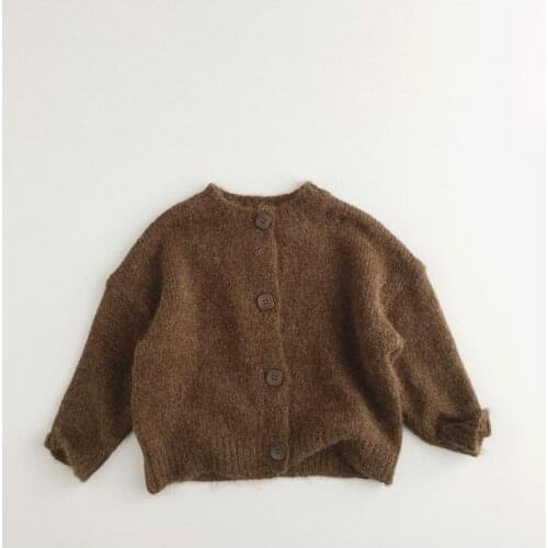 2021 New Arrival Girls Boys Knitted Sweaters Autumn Full Sleeve Fashion Kids Pullover Sweater 1-7 Years XY889