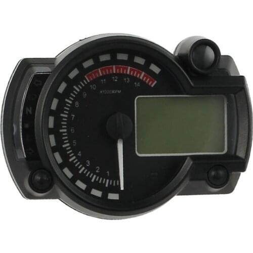 New LCD Digital Backlight Motorcycle Odometer Speedometer Tachometer MPH Gauge